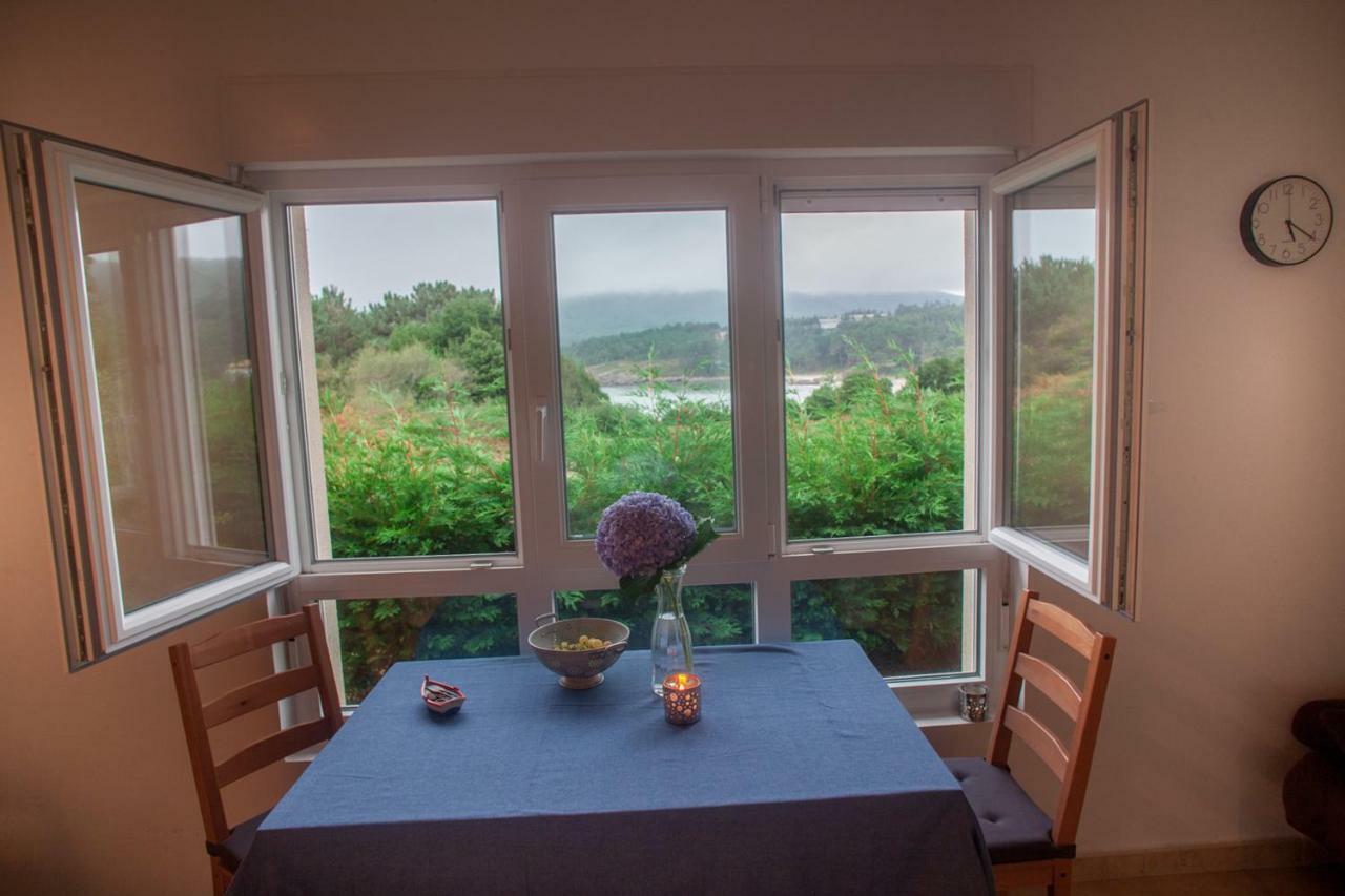 Casa De Piedra Playa De Estorde Con Vistas Al Mar Vila Cee Exterior foto