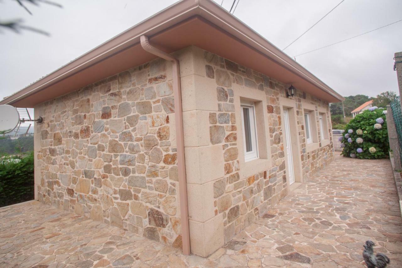Casa De Piedra Playa De Estorde Con Vistas Al Mar Vila Cee Exterior foto