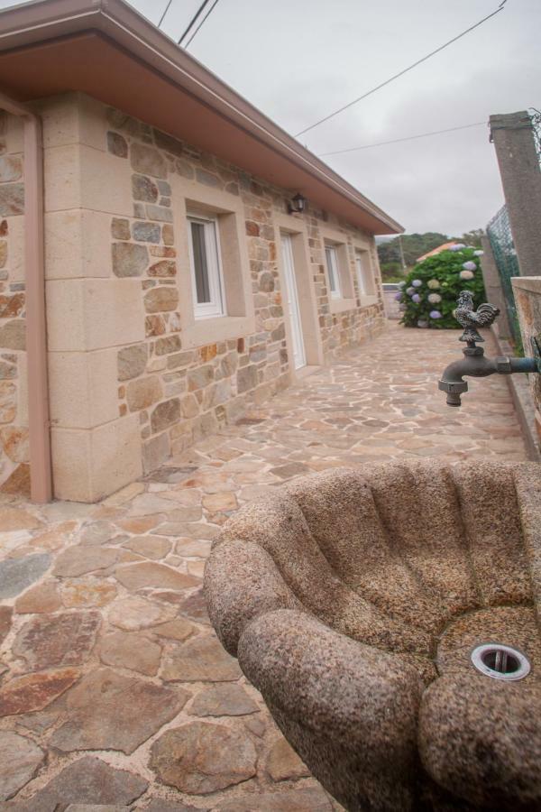 Casa De Piedra Playa De Estorde Con Vistas Al Mar Vila Cee Exterior foto